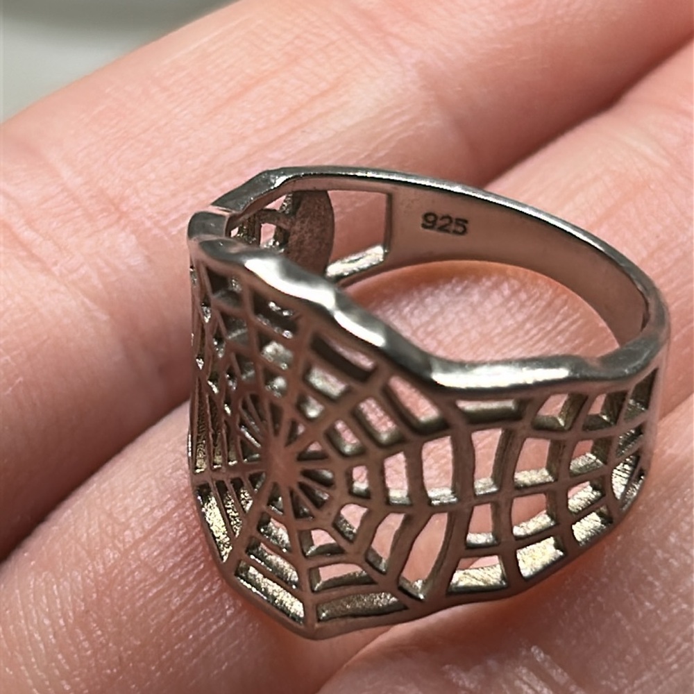 Spider web ring 925 - Picture 3 of 5